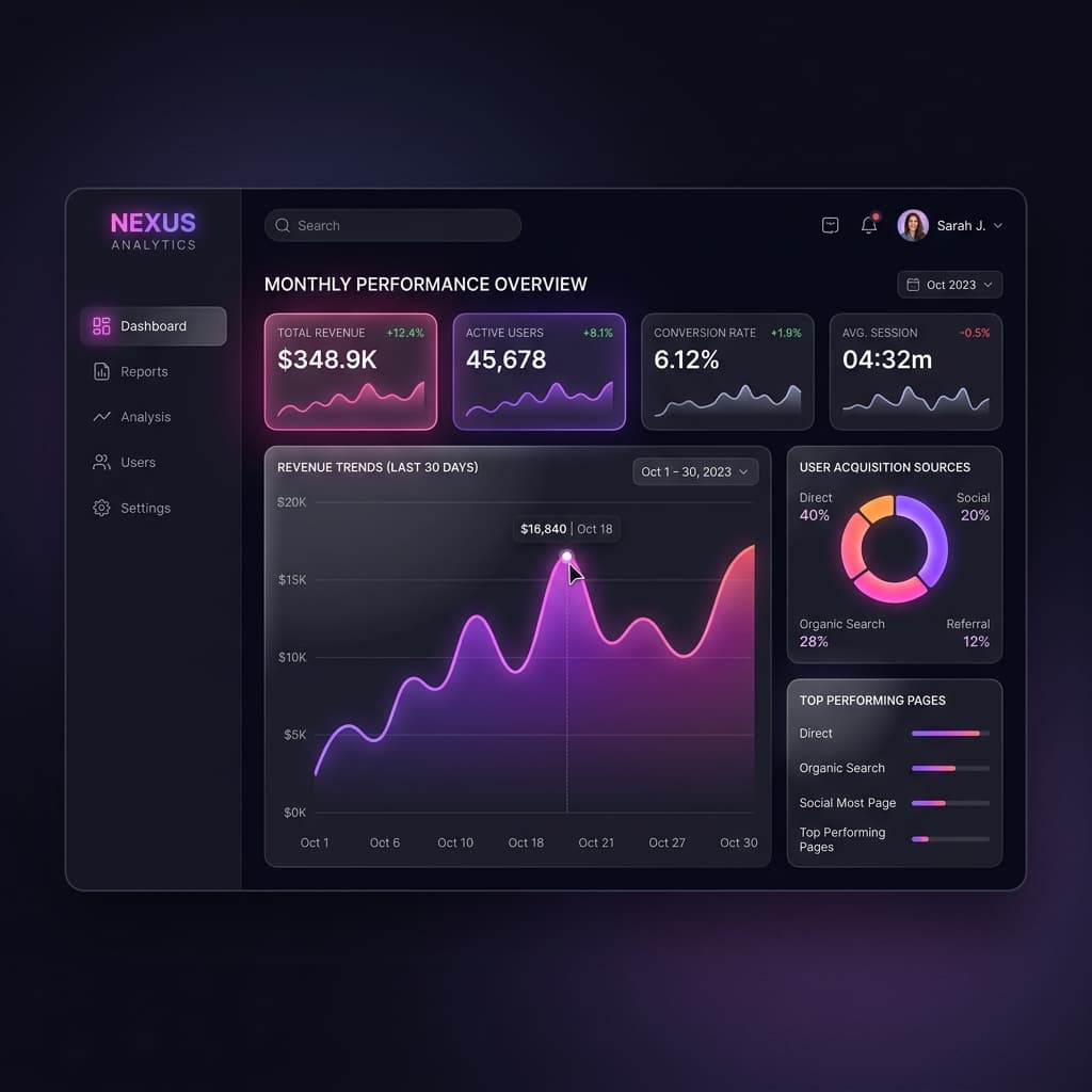 Business Analytics Dashboard